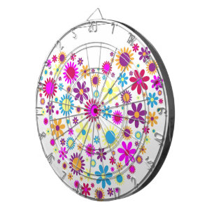 Blissful Blossoms Dartboard