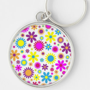 Blissful Blossoms Key Ring