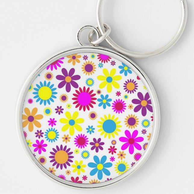 Blissful Blossoms Key Ring (Front)