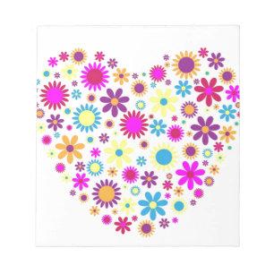 Blissful Blossoms Notepad