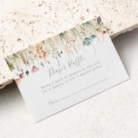 Blissful Boho Wildflower Diaper Raffle Ticket