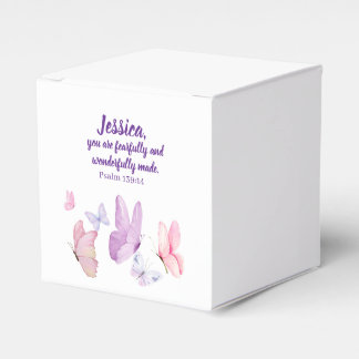 Blissful Butterfly Psalm 139:14 Favor Box
