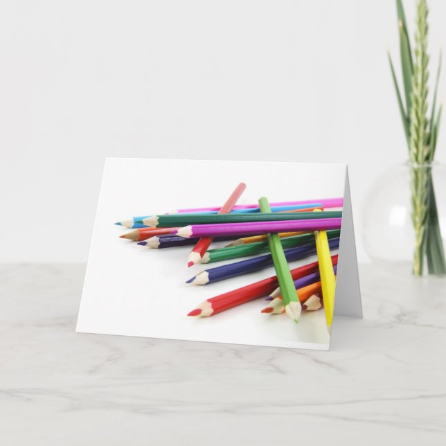 Blissful Colours Card (Front)