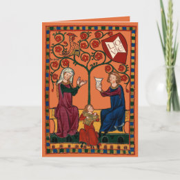 Blissful Family Holiday Card