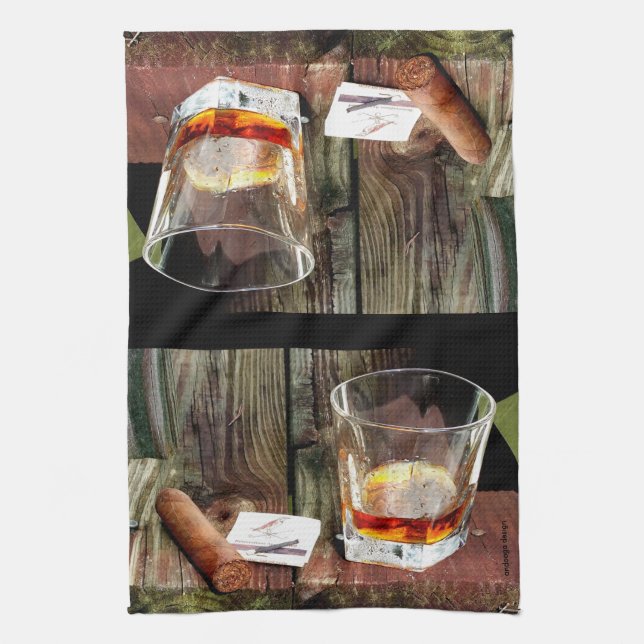 Blissful Moments Tea Towel (Vertical)