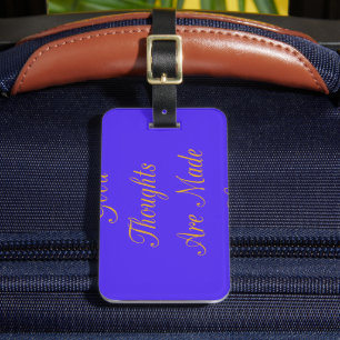 Blissful Reflections: Good Thoughts of Love Luggage Tag
