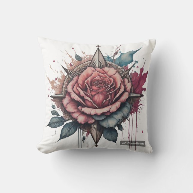 Blissful Rose Direction Cushion (Front)