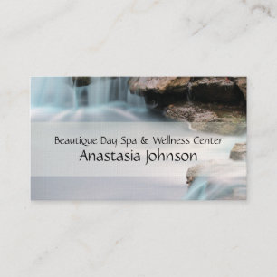 Blissful Soothing Spa Beauty Appointment Card