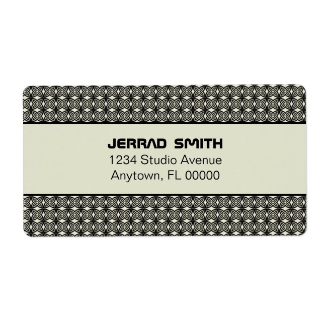 Blissfully Chic Shipping Labels (Front)