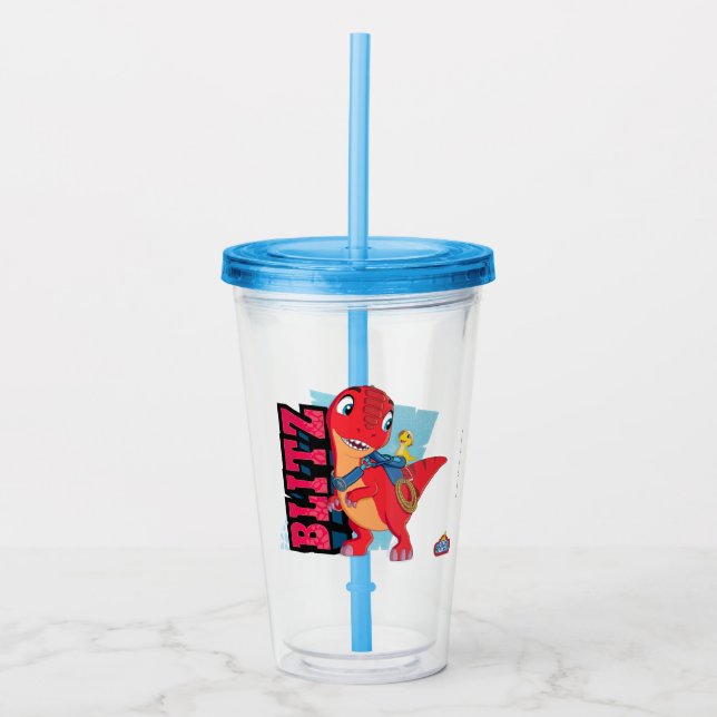 Blitz | Dino Ranch Acrylic Tumbler (Front)