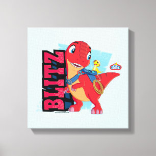 Blitz Dino Ranch Canvas Print