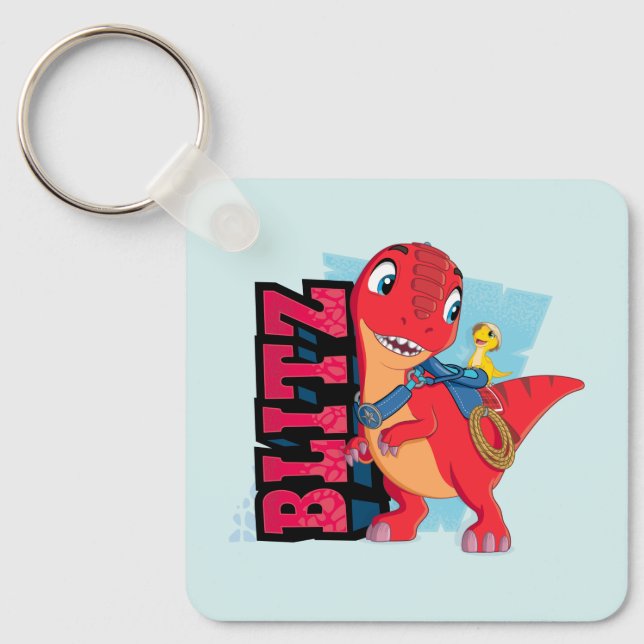 Blitz | Dino Ranch Key Ring (Front)