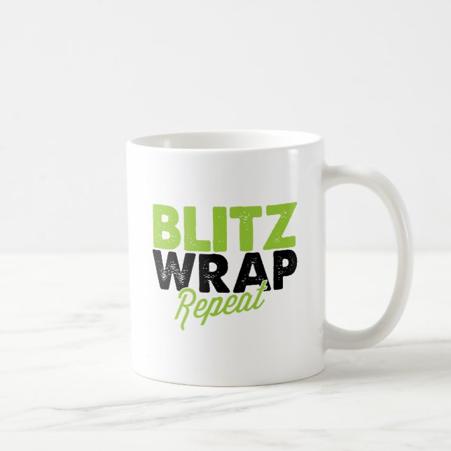 Blitz Wrap Repeat - Coffee Mug (Right)