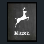 Blitzen Poster<br><div class="desc">One of Santa Claus' reindeer.</div>