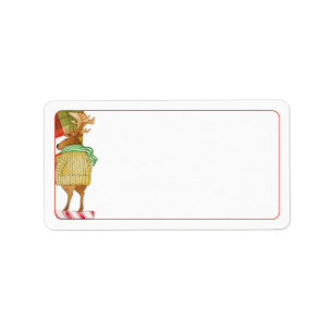BLITZEN REINDEER Address Labels