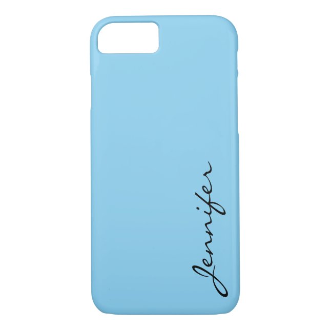Blizzard Blue colour background Case-Mate iPhone Case (Back)