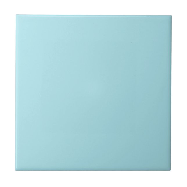Blizzard Blue Solid Color Tile (Front)