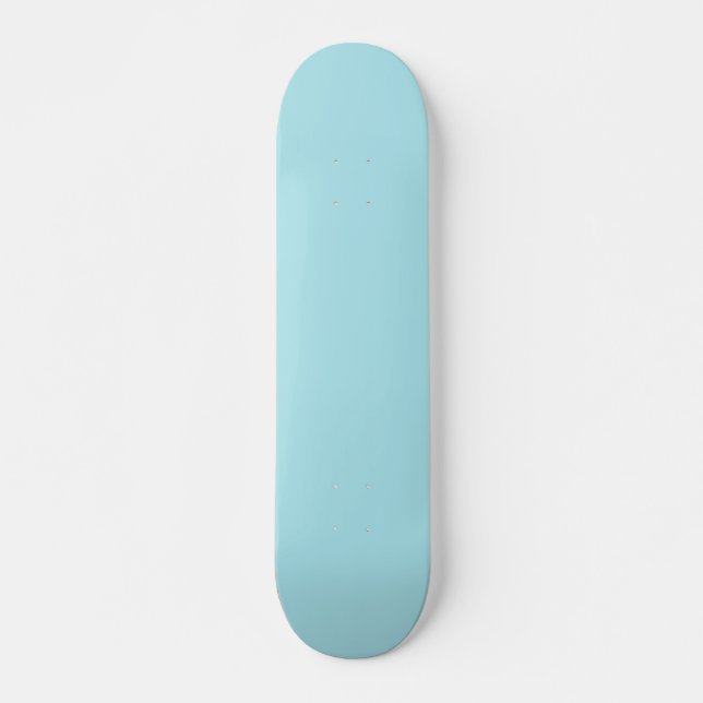 Blizzard Blue  (solid colour)   Skateboard (Front)