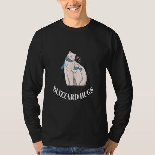 Blizzard Hugs Cute Polar Bear Family Designs Prese T-Shirt