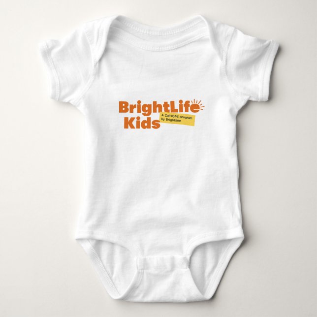 BLK Baby - Bodysuit with logo only (Front)