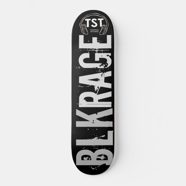 BLK RAGE Skateboard (Front)