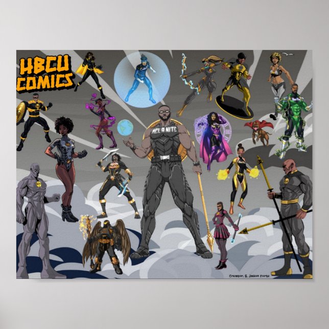 BLK Superhero's Poster (Front)