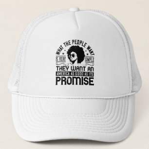 BLM - America as good as its promise Trucker Hat