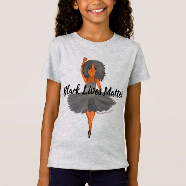 BLM Black Ballerina T-Shirt (Front)