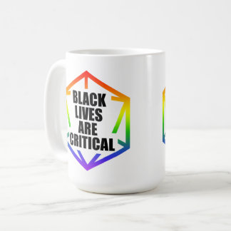 BLM Black Lives are Critical [LGBTQ+] Coffee Mug