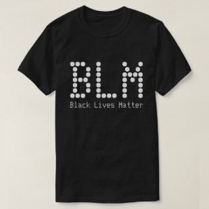 BLM Black Lives Matter Customisable Name And Text T-Shirt