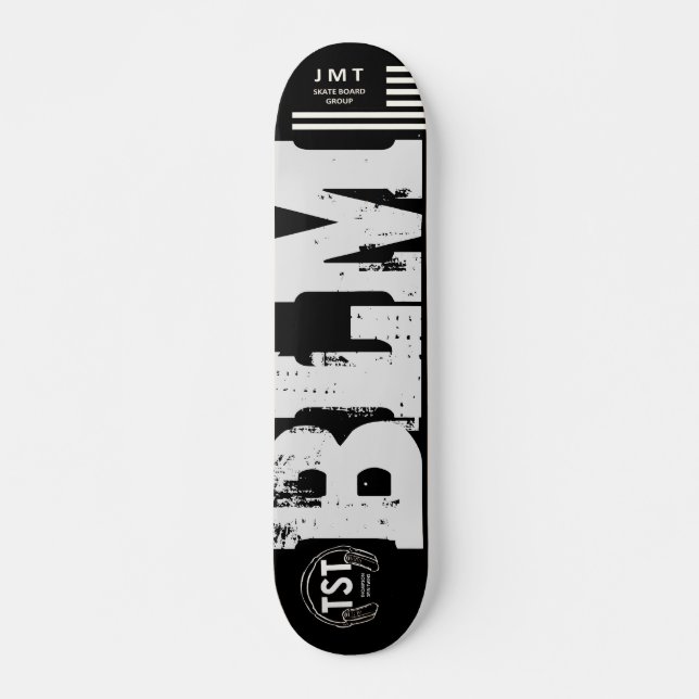 BLM  BLACK LIVES MATTER Skateboard, 7¾" Deck Skateboard (Front)
