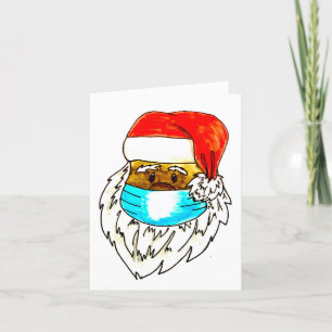 BLM Black Santa Christmas holiday card