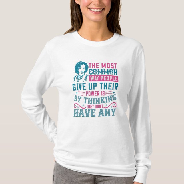 BLM - Don't give up power T-Shirt (Front)