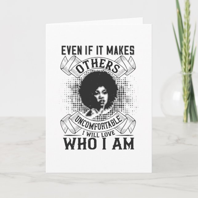 BLM - I will love who I am Card (Front)