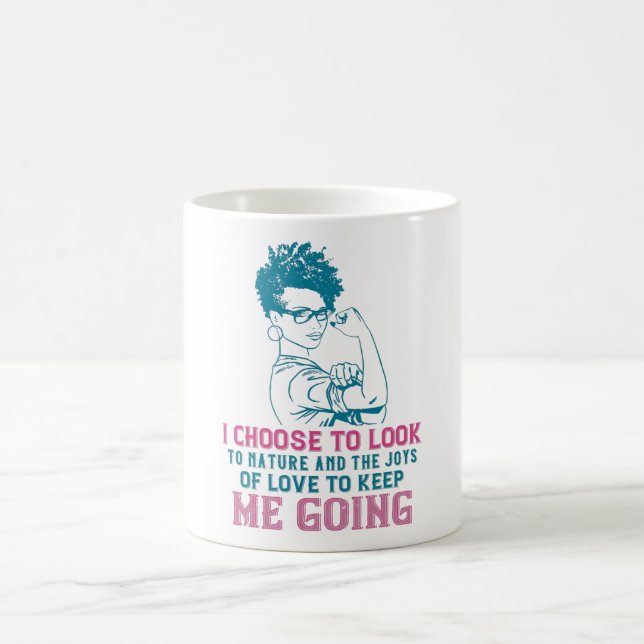 BLM - Love And Nature Keep Me Going Coffee Mug (Center)