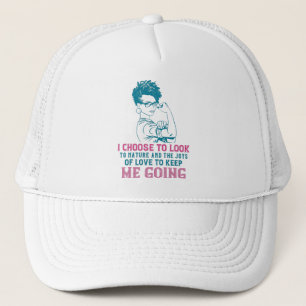 BLM - Love And Nature Keep Me Going Trucker Hat