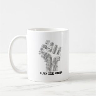 BLM NAMES COFFEE MUG