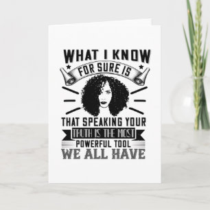 BLM - Speaking your truth is powerful Card