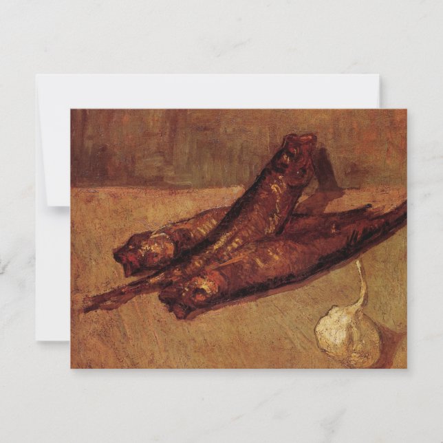 Bloaters and Garlic by Vincent van Gogh Invitation (Front)