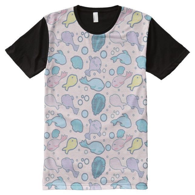 Blob Fish All-Over Print T-Shirt (Front)