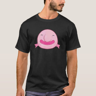 Blobby Bob Blobfish Spirit Animal Fish  Pink Blobf T-Shirt