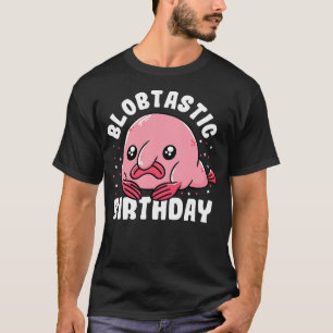 Blobfish Birthday Outfit Kids Funny Blob Fish Blob T-Shirt
