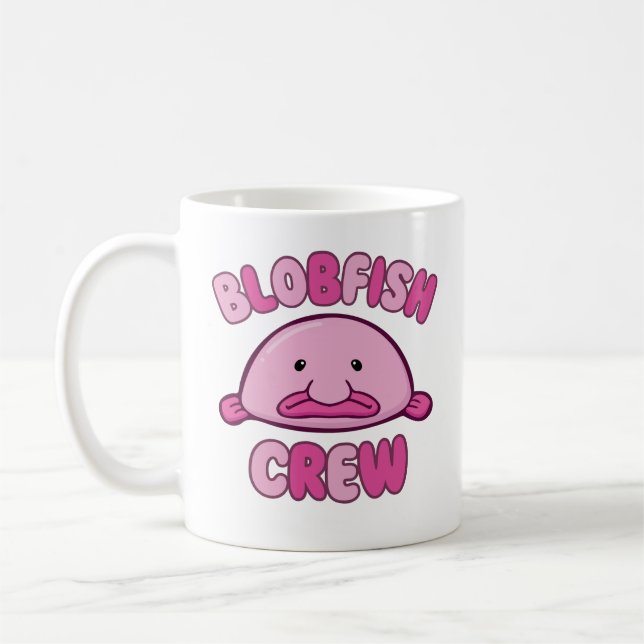 Blobfish Crew Coffee Mug (Left)