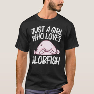 Blobfish For Girls Mum Deep Sea Fish Zoo Animal T-Shirt