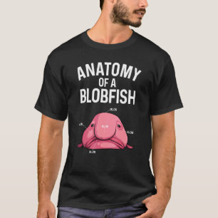 Blobfish For Kids Men Women Blob Fish Costume T-Shirt