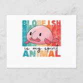 Mr. Blob fish Happy Postcard for Sale by Mannyfog