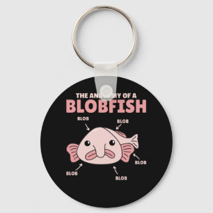 Blobfish Statement Anatomy Of Blobfish Key Ring
