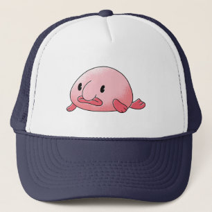 Blobfish trucker hat