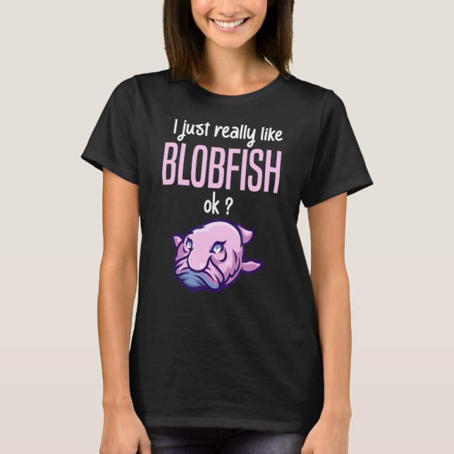Blobfish u2013 Jelly Blobfish Fish Fathead Austral T-Shirt (Front)