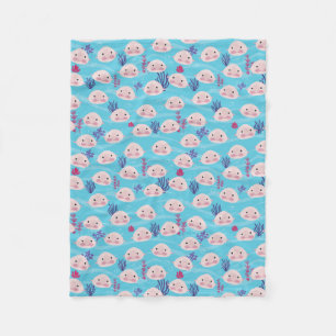 Blobfish ugly fish fleece blanket